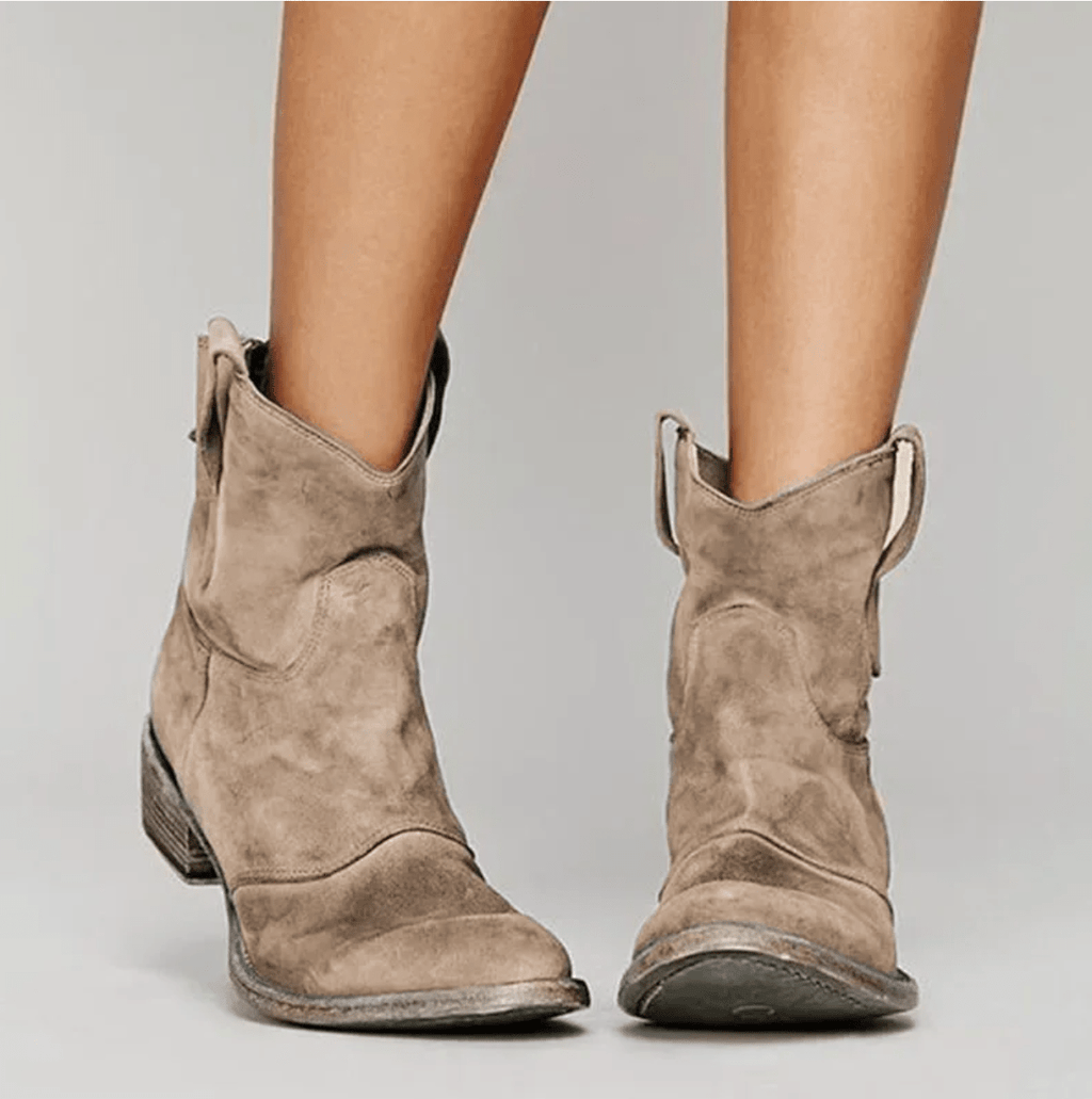 Maisie | Western Pull-On Ankle Boots