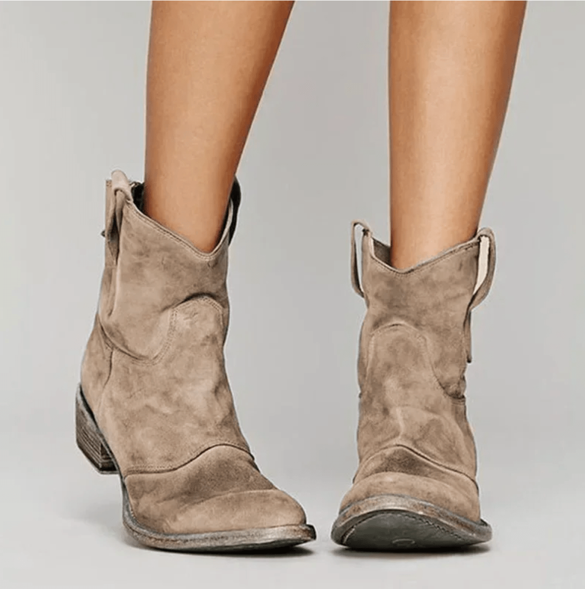 Maisie | Western Pull-On Ankle Boots
