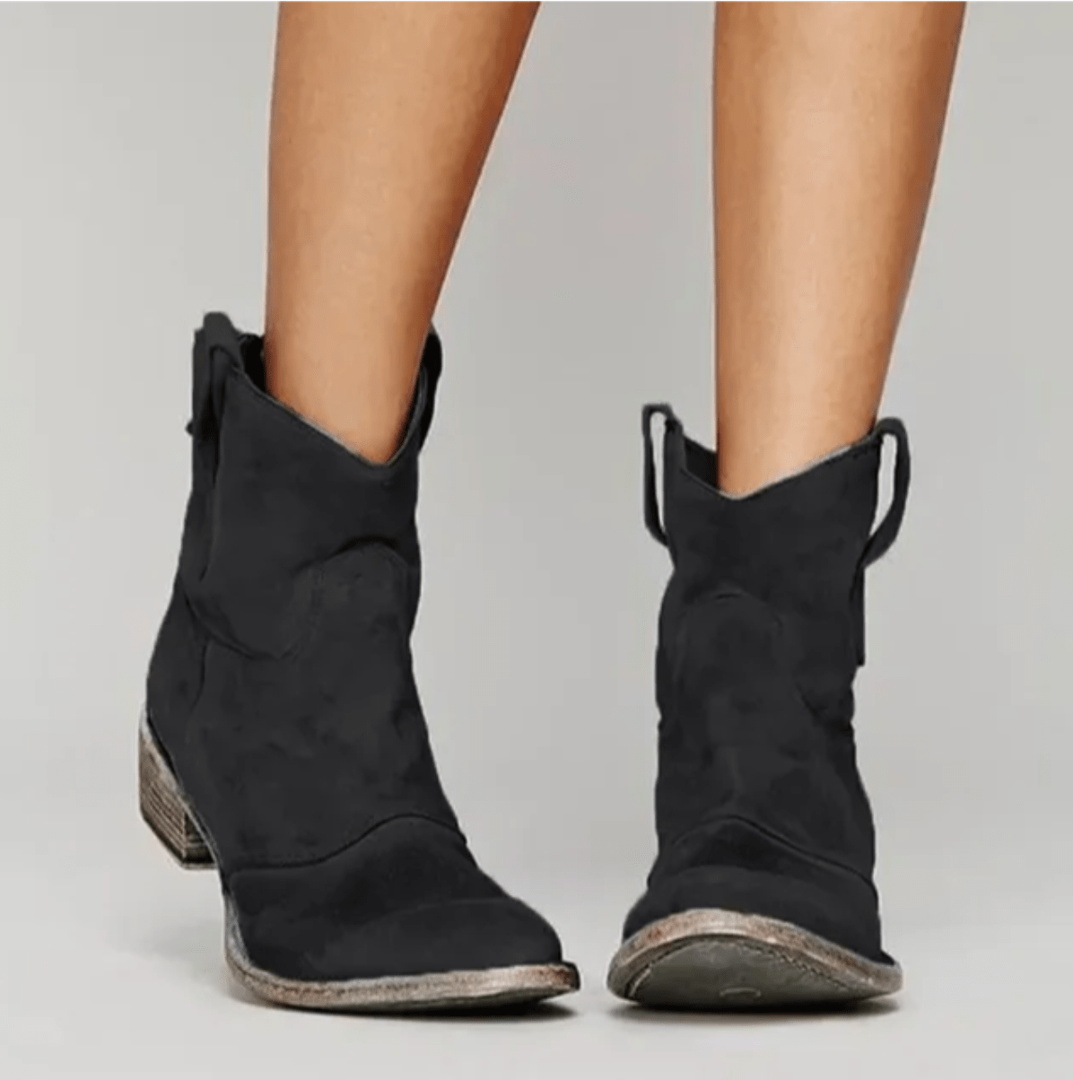 Maisie | Western Pull-On Ankle Boots