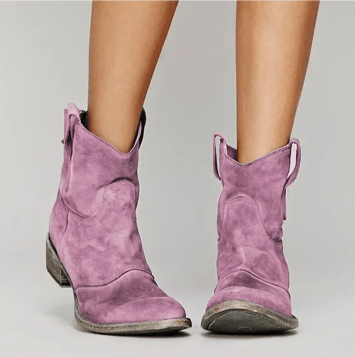 Maisie | Western Pull-On Ankle Boots